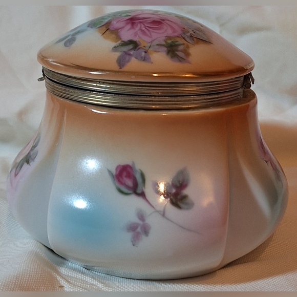 🥀RS PRUSSIAN porcelain powder jar - Picture 3 of 8